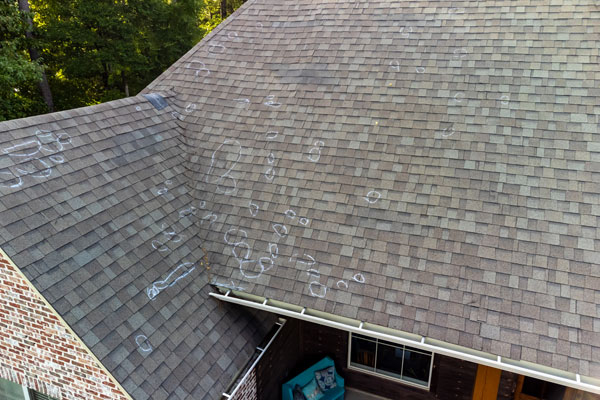 Hail and Storm Damage Roof Repairs Hail and Storm Damage Roof Repairs